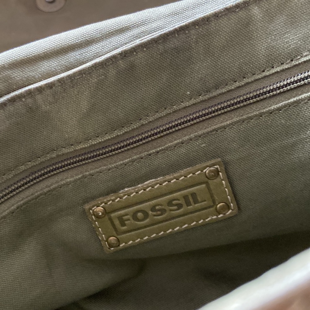 FOSSIL LEATHER BAG - Picture 4 of 10